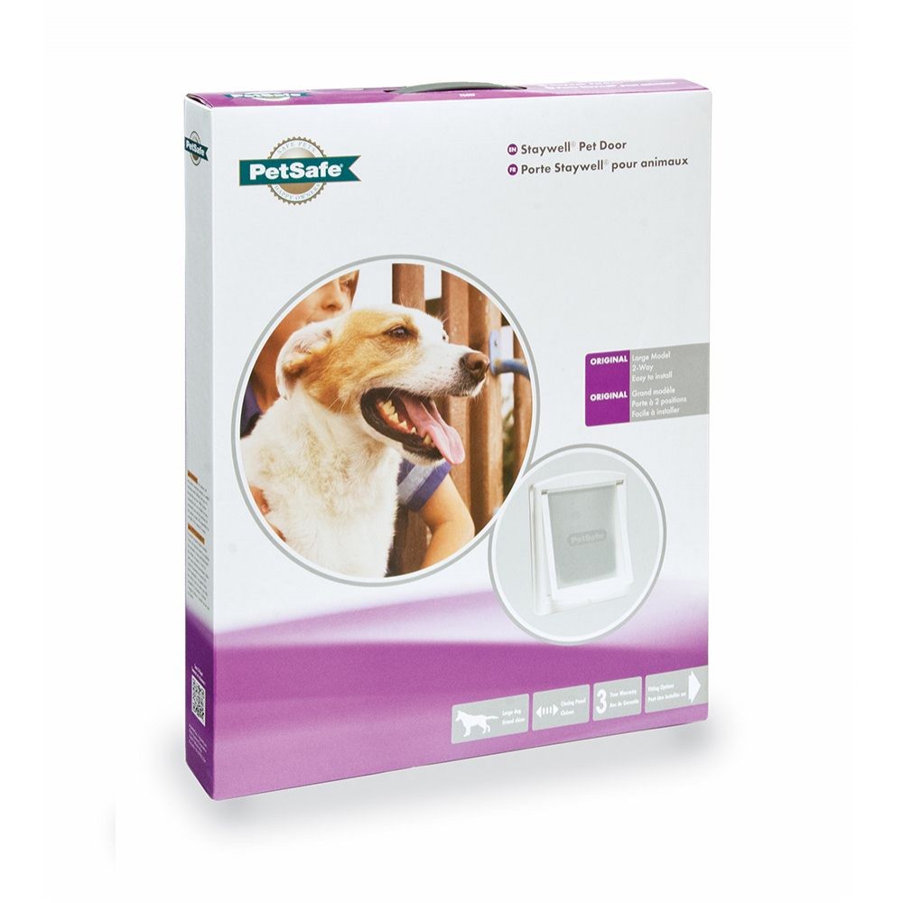 Staywell 760 Large Dog Flap White by Petsafe